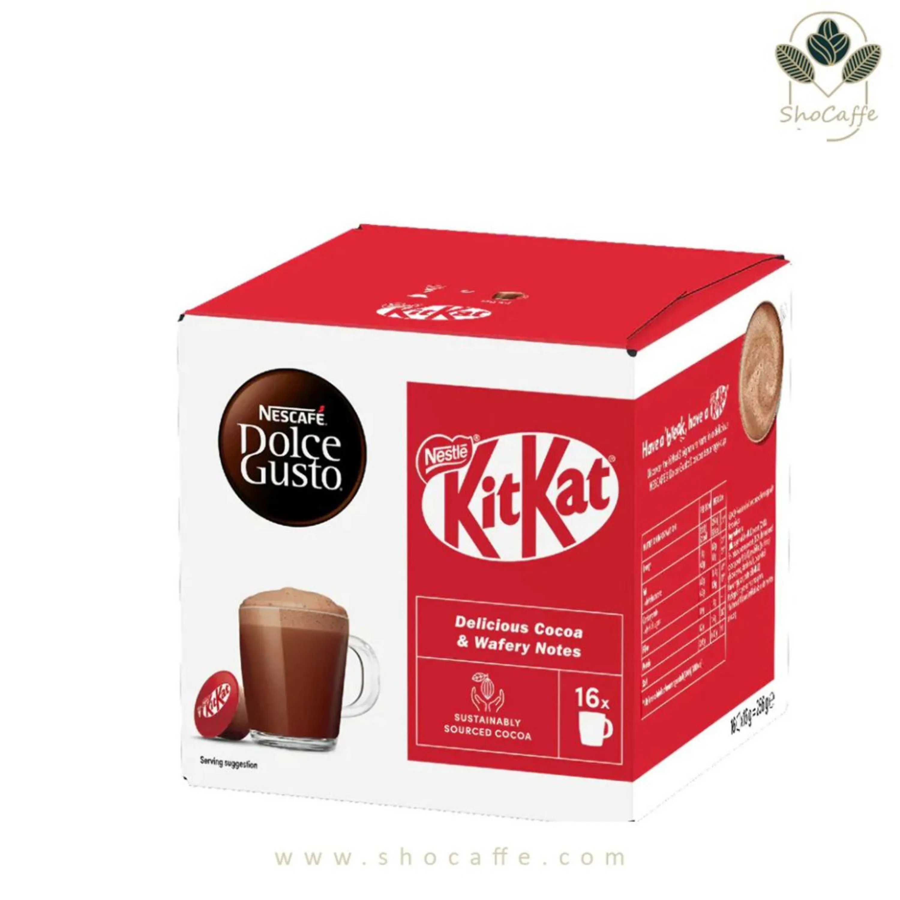 کپسول قهوه دولچه گوستو مدل کیت کت Kit Kat